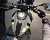 MotoADVR Yamaha FZ-07 cockpit