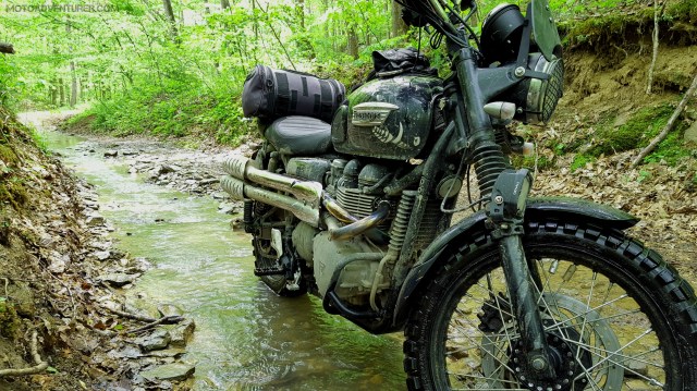 Spaas Creek Road Triumph Scrambler MotoADVR