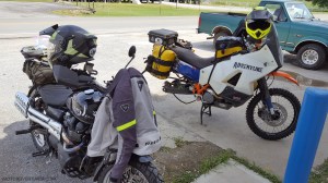 KTM 990 Adventure Flat Tire MotoADVR