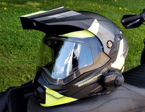 Scorpion Exo-AT950 Helmet Front Left MotoADVR