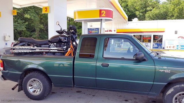 Triumph Scrambler in Pickup MotoADVR