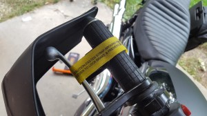 Brake Strap Installed MotoADVR