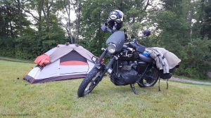 Tent Triumph Scrambler MotoADVR