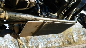 Skid Plate extension Triumph Scrambler MotoADVR