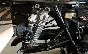 Bonnie Black Rear Shocks MotoADVR
