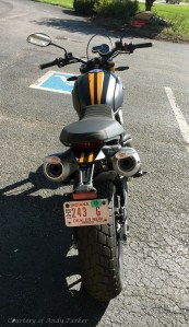 Ducati Scrambler 1100 Sport Rear Andy Parker