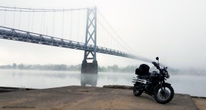 Triumph Scrambler Simon Kenton Bridge MotoADVR
