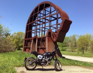 Ducati Scrambler 800 Cafe Racer Right Pose Andy Parker