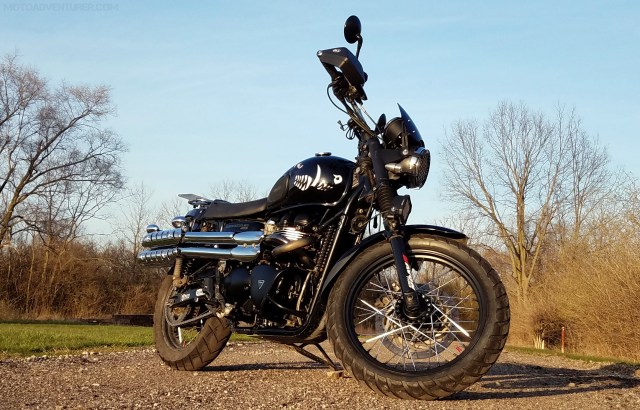 Avon Trekrider Triumph Scrambler Sunset right MotoADVR