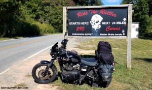 The Rattler NC209 Triumph Scrambler MotoADVR