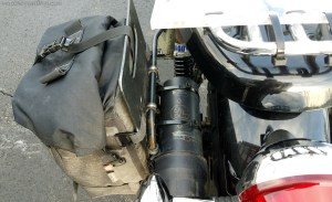 Pannier Rack Tool Tube Triumph Scrambler MotoADVR