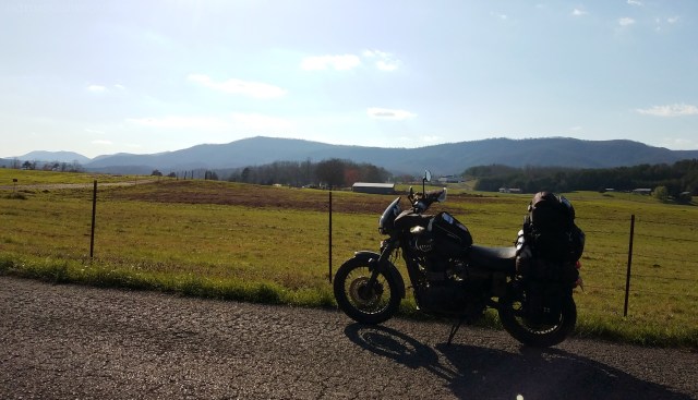 Appalachian Mountains Triumph Scrambler MotoADVR