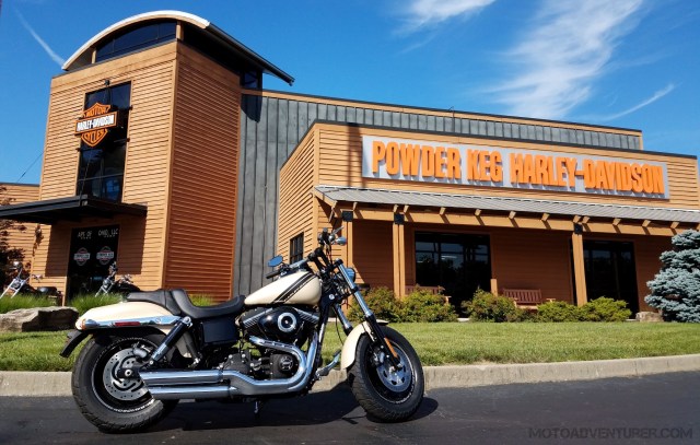 Dyna Fat Bob Powder Keg HD MotoADVR