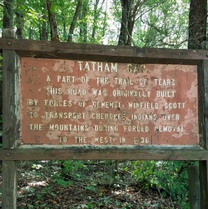 Tatham Gap NFS Sign