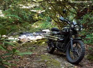 Triumph Scrambler GravelHala Creekside MotoADVR