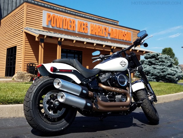 2018 Harley Davidson Fat Bob RR side MotoADVR